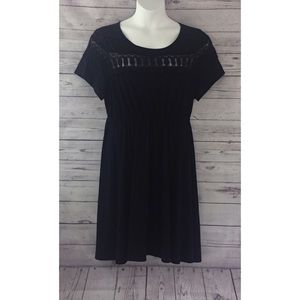 Torrid Black Crochet Dress